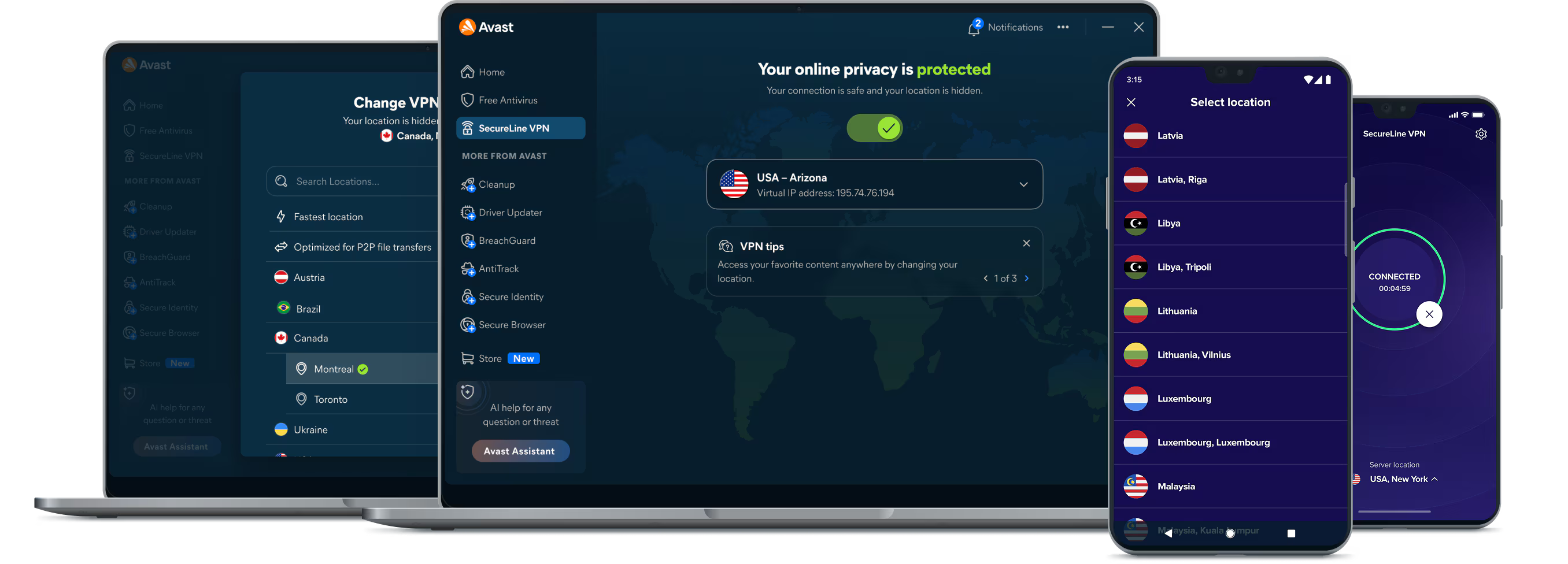 AVAST ��ť�����